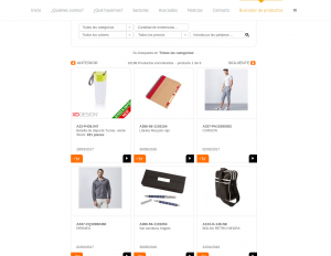 Buscador de productos AIMFAP